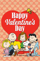 Peanuts Double-Sided Flag - Happy Valentine's Day