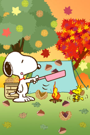 Peanuts Double - Sided Flag - Fall Cook - Out - snoopn4pnuts.com
