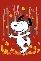 Peanuts Double-Sided Flag - Fall Dance