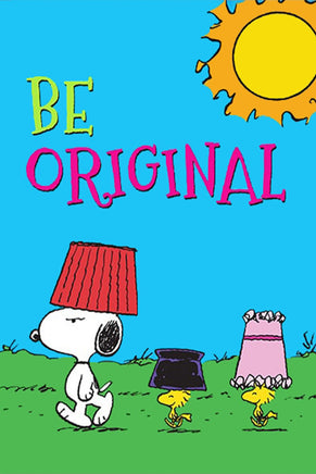 Peanuts Double - Sided Flag - Be Original - snoopn4pnuts.com