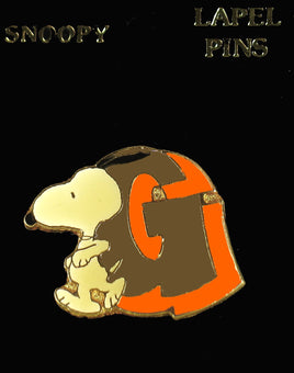 Snoopy Enamel Letter Pin - G - snoopn4pnuts.com