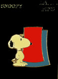 Snoopy Enamel Letter Pin - I