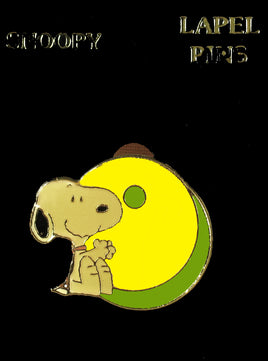 Snoopy Enamel Letter Pin - O - snoopn4pnuts.com