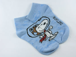 Kids Snoopy Astronaut No Show Socks (7 - 8) - snoopn4pnuts.com