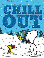 Peanuts Double - Sided Flag - Chill Out - snoopn4pnuts.com