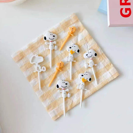 Snoopy and Woodstock Reusable Cake and Other Foods Picks Set - snoopn4pnuts.com