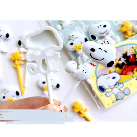 Snoopy and Woodstock Reusable Cake and Other Foods Picks Set - snoopn4pnuts.com