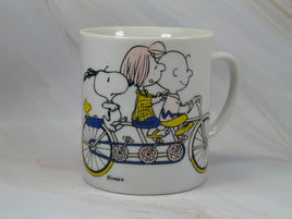 Peanuts Vintage Bicycling Mug - snoopn4pnuts.com