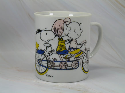 Peanuts Vintage Bicycling Mug - snoopn4pnuts.com