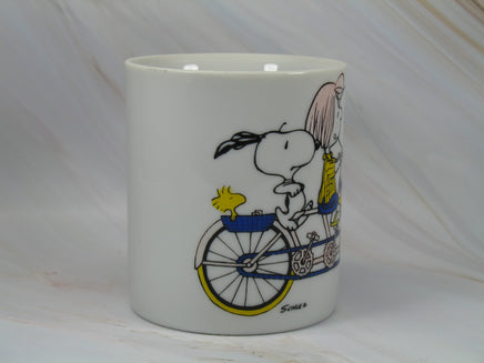 Peanuts Vintage Bicycling Mug - snoopn4pnuts.com