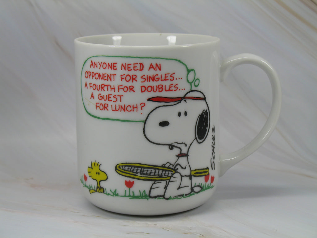Snoopy Tennis Mug