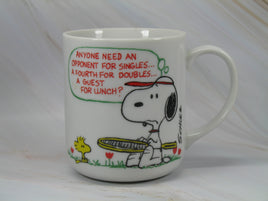 Snoopy Tennis Mug - snoopn4pnuts.com