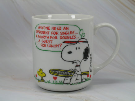 Snoopy Tennis Mug - snoopn4pnuts.com