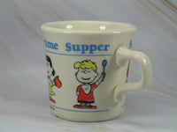 Peanuts Suppertime Mug (Flawed) - snoopn4pnuts.com