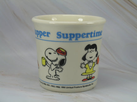 Peanuts Suppertime Mug (Flawed) - snoopn4pnuts.com