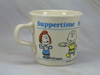 Peanuts Suppertime Mug (Flawed) - snoopn4pnuts.com