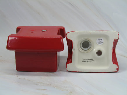 Snoopy's Doghouse Salt and Pepper Shakers With Magnetic Feature - snoopn4pnuts.com