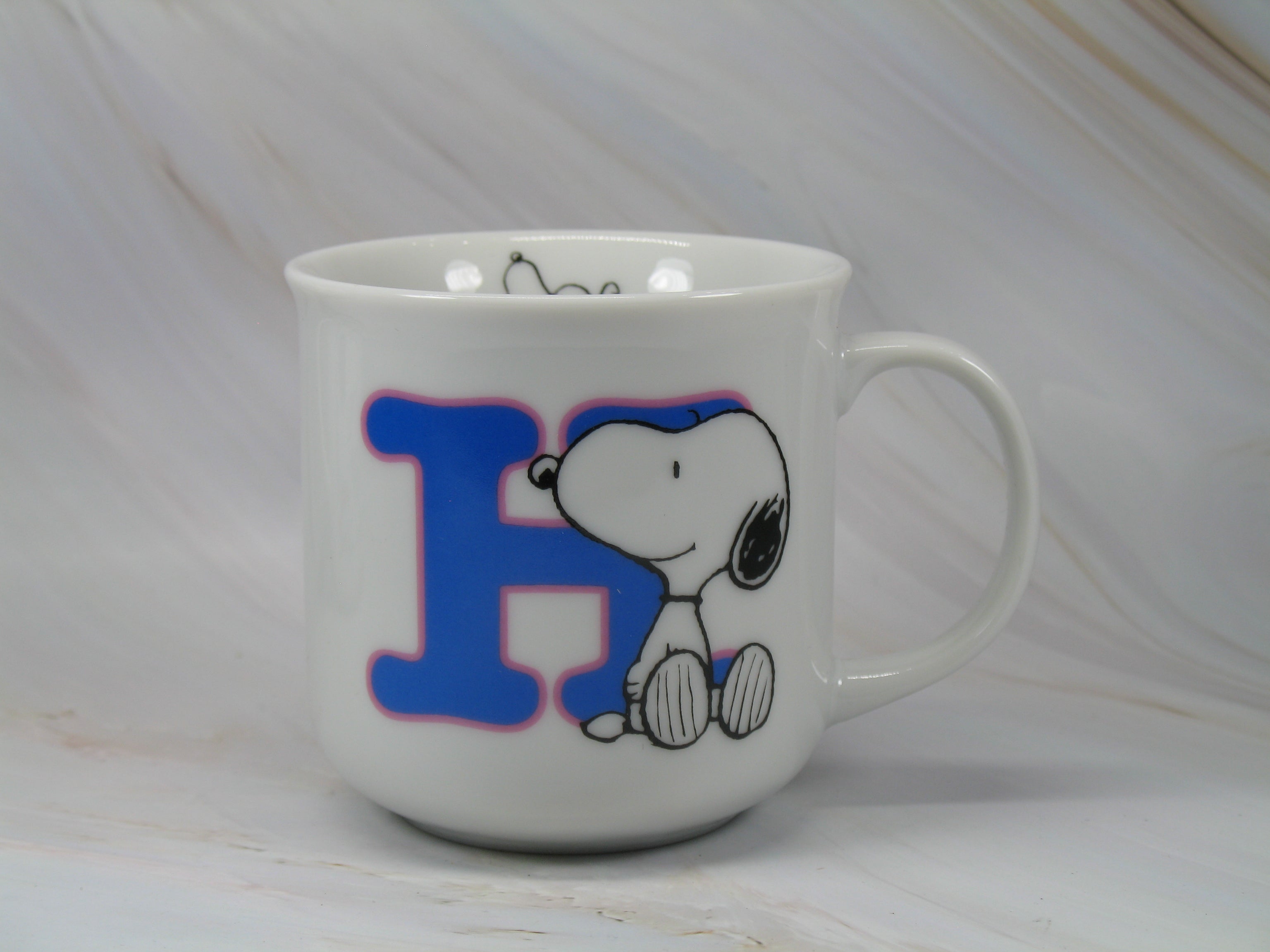 Snoopy Initial Mug - H For Hockey