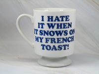 Snoopy Vintage Pedestal Mug - French Toast - snoopn4pnuts.com