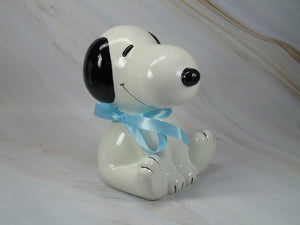 "Baby's First Bank" Snoopy Bank - Blue
