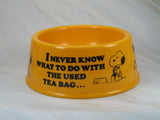 Snoopy Vintage Dog Bowl