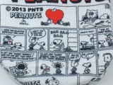 Kids Peanuts Comics Panels No Show Socks (7-8)