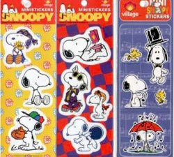 Snoopy Vintage Personas Stickers - snoopn4pnuts.com