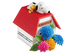 Peanuts Green Days Mini Planter Figurine - Floral Dog House - snoopn4pnuts.com