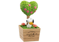 Peanuts Green Days Mini Planter Figurine - Heart-Shaped Tree