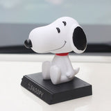 Snoopy Bobblehead Phone Holder For Car or Home (Self-Adhesive Pad)