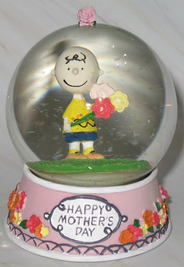 Willabee & Ward Peanuts Snow Globe - Happy Mother's Day - snoopn4pnuts.com