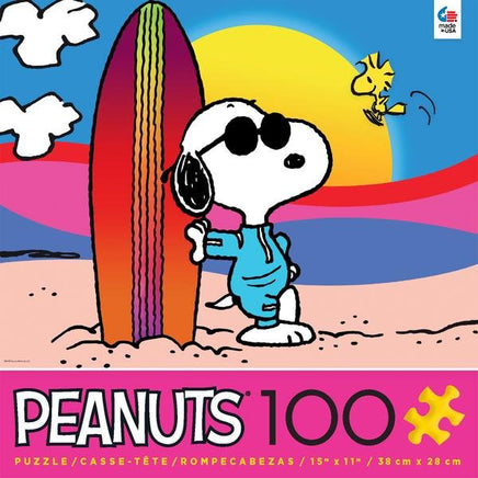Snoopy Joe Cool 100 - Piece Surfer Jigsaw Puzzle - snoopn4pnuts.com