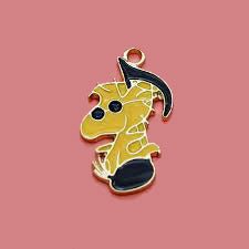 Woodstock Music Note Enamel Charm - snoopn4pnuts.com