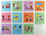 2005 Peanuts Gang 16-Month Wall Calendar With 60 Stickers - Duplicate Dates For 2022 Calendar!
