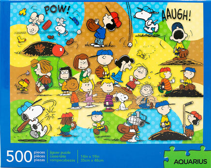 Peanuts Baseball Jigsaw Puzzle - snoopn4pnuts.com