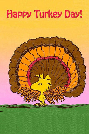 Peanuts Double - Sided Flag - Happy Turkey Day! - snoopn4pnuts.com