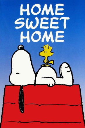 Peanuts Double - Sided Flag - Home Sweet Home - snoopn4pnuts.com