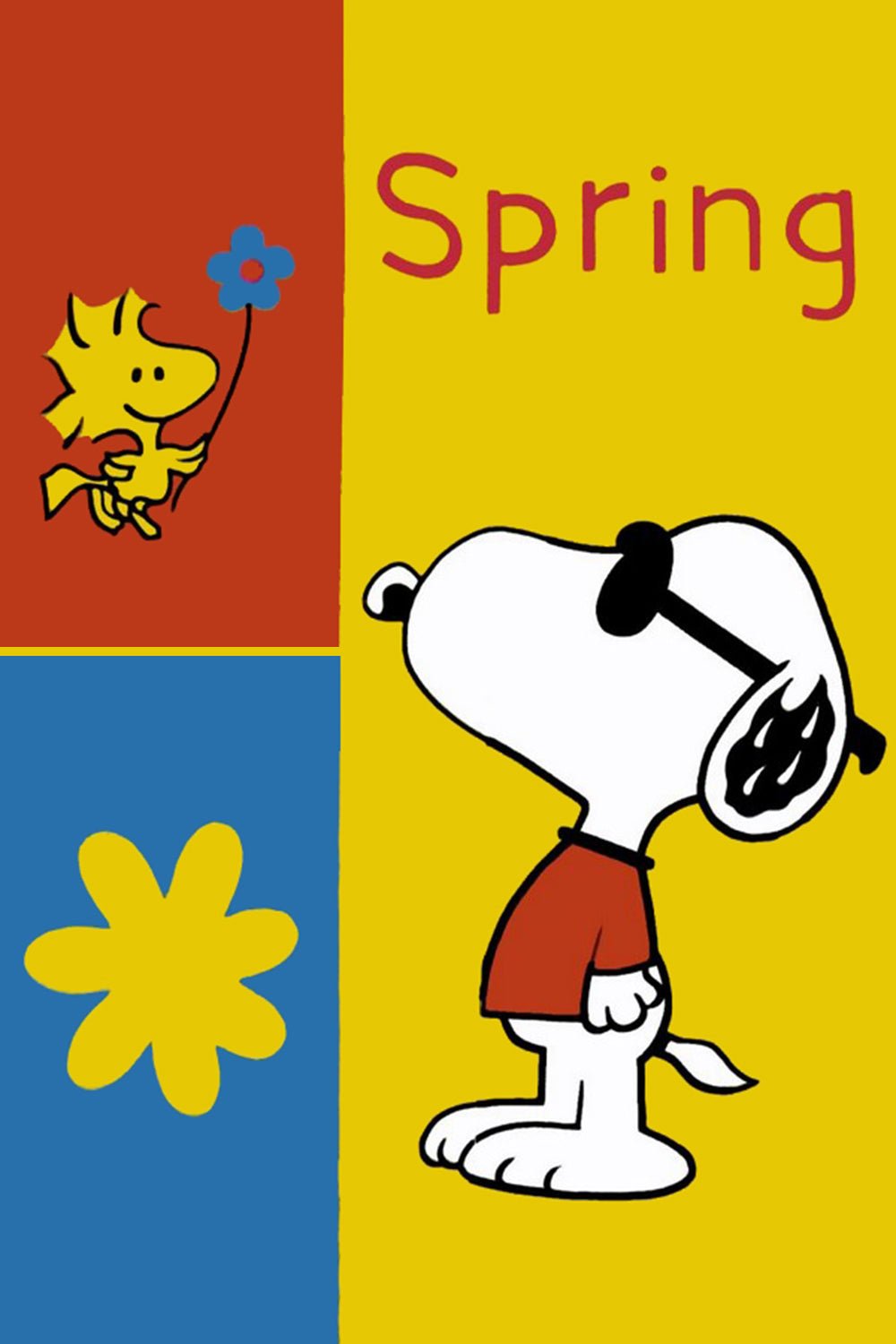 Peanuts Double-Sided Flag - Snoopy Joe Cool Spring | snoopn4pnuts.com