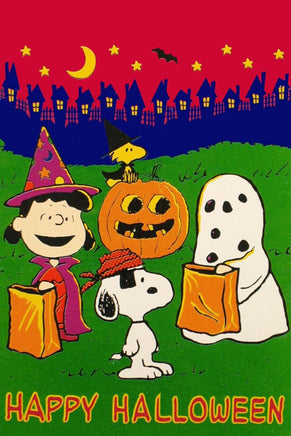 Peanuts Double - Sided Flag - Snoopy Happy Halloween - snoopn4pnuts.com