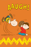 Peanuts Double-Sided Flag - Aaugh!