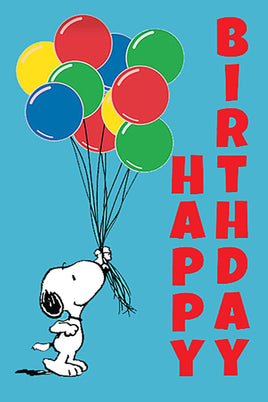 Peanuts Double - Sided Flag - Happy Birthday - snoopn4pnuts.com