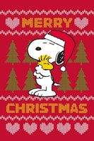 Peanuts Double - Sided Flag - Merry Christmas - snoopn4pnuts.com