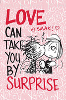 Peanuts Double-Sided Flag - Love Can Take You By Surprise Pig Pen