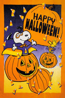 Peanuts Double - Sided Flag - Snoopy Happy Halloween - snoopn4pnuts.com