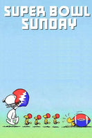 Peanuts Double - Sided Flag - Snoopy Super Bowl Sunday - snoopn4pnuts.com