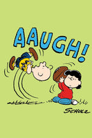 Peanuts Double-Sided Flag - AAUGH!