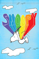 Peanuts Double-Sided Flag - Snoopy Rainbow Parachute