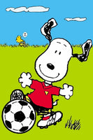 Peanuts Double - Sided Flag - Snoopy Soccer - snoopn4pnuts.com
