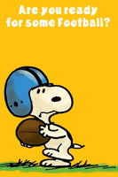 Peanuts Double-Sided Flag - Are You Ready For Some Football?