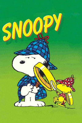 Peanuts Double - Sided Flag - Detective Snoopy - snoopn4pnuts.com